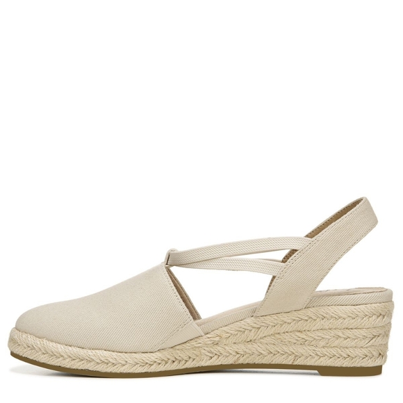 LifeStride Women's NIB Almond Milk Katrina 2 Espadrille Wedge Sandals Size 7.5M - Picture 11 of 16